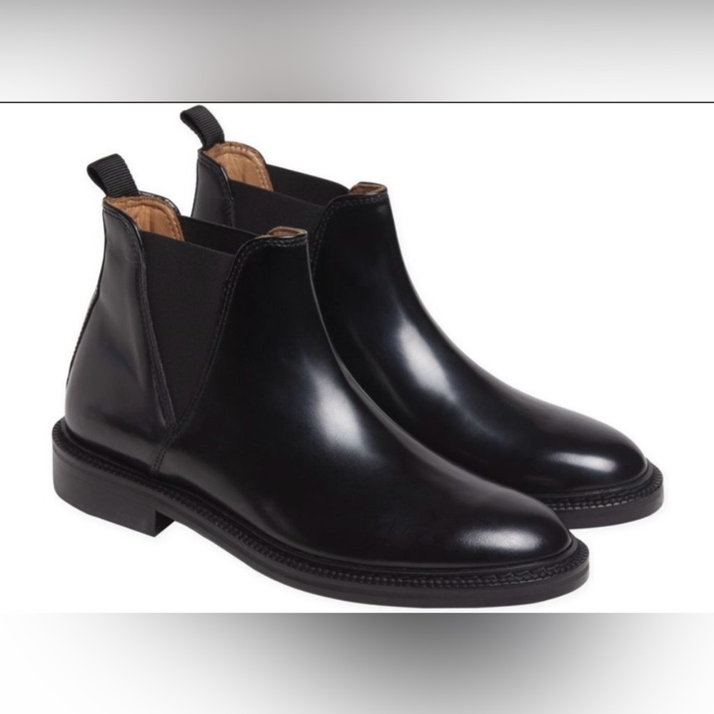 Agnes B. Romy Cuir Boots - Noir